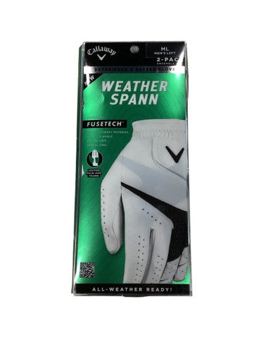 Used Callaway Mens Golf Glove White MD 11884-S000052938