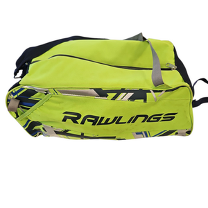 Used Rawlings SMALL DUFFLE NEON YELLOW BB/SB Player Carry Bag None 11850-S000021538