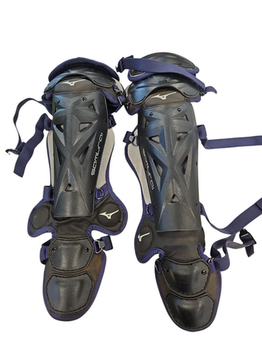 Used Mizuno SAMURAI Y 14.5 INCH Catchers Leg Guards None Youth 11850-S000021540