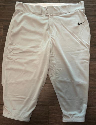 Gray Men's Adult Large Nike Game Pants (New)