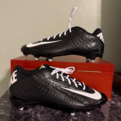 Men's Size M 11.0 Nike Vapor Carbon Elite Strike 4 Low D Football Cleats Size Black