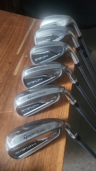 Taylormade Stealth HD irons 6-PW &  SW Graphite Reg Flex shafts