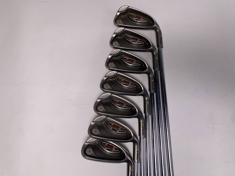 Ping G10 Iron Set 4-PW Gold Dot 4* Flat AWT Regular Steel Mens RH