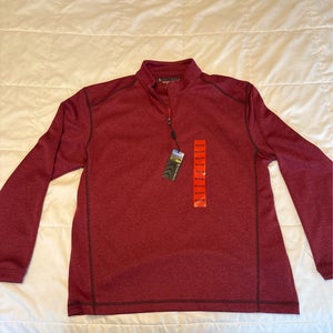 Maroon Medium Pebble Beach 1/4 Zip Pullover - NEW WITH TAGS