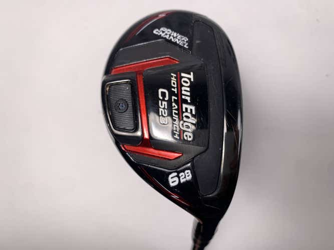 Tour Edge Hot Launch C523 6 Hybrid 28* Hot Launch 55g Regular Graphite Mens RH