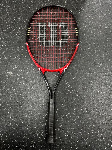Used Wilson FUSON XL Adult Tennis Racquet Red 4 3/8" 11849-S000031997