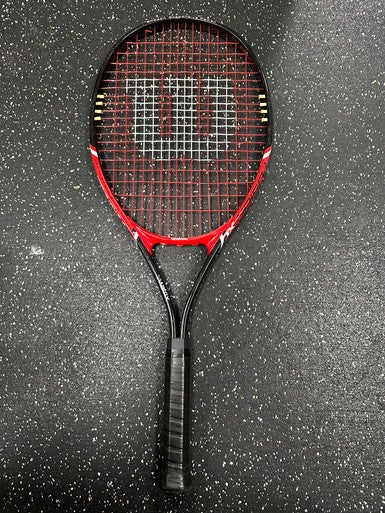 Used Wilson FUSON XL Adult Tennis Racquet Red 4 3/8" 11849-S000031997