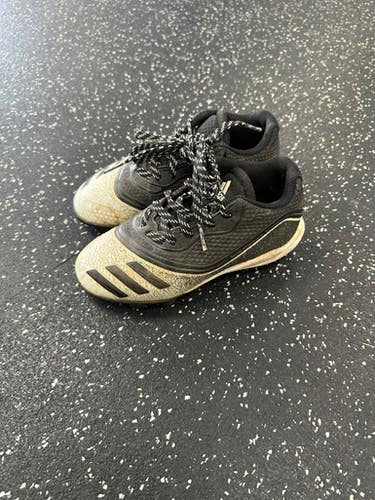 Used Adidas BB CLEAT BLACK BB/SB Cleats Black Youth 13.0 11849-S000031972