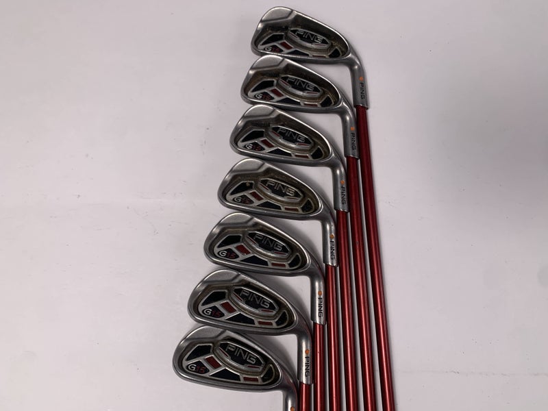 Ping G15 Iron Set 4-PW Orange Dot 2* Flat TFC 149 Ladies Graphite Womens RH