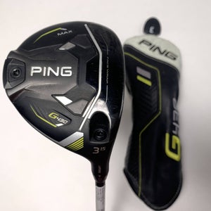 Ping G430 Max 3 Fairway Wood 15* Alta CB 65g Stiff Graphite Mens RH HC