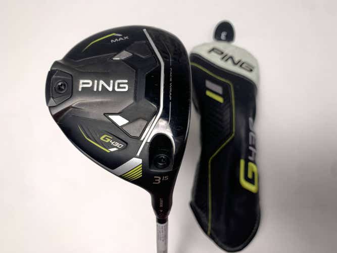 Ping G430 Max 3 Fairway Wood 15* Alta CB 65g Stiff Graphite Mens RH HC