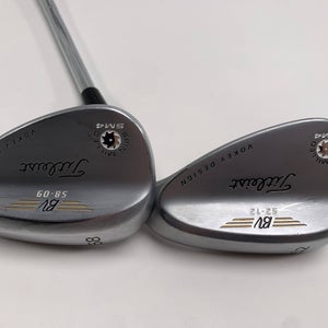Titleist Vokey Spin Milled SM4 Chrome Wedge Set 52* 12 | 58* 9 KBS Tour Mens RH