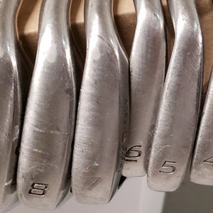 SET OF 8 TAYLORMADE SUPER STEEL CAVITY BACK GOLF IRONS 3-PW S STEEL EXCELL AZ925