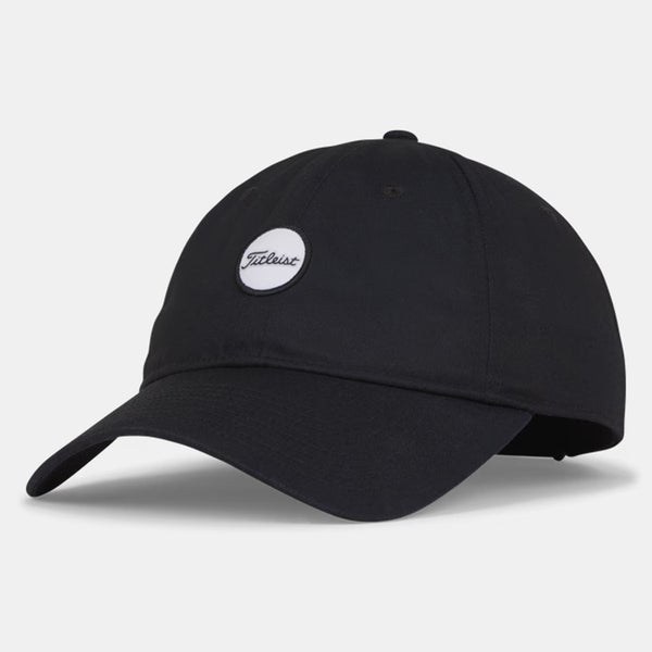 NEW Titleist Montauk Lightweight Black/White Golf Hat OSFM (Closeout)