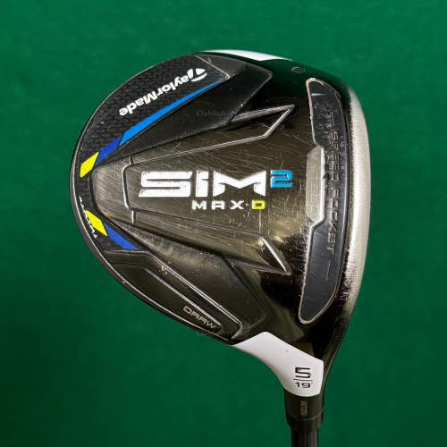 TaylorMade SIM2 Max D 19 Fairway 5 Wood Ventus Blue 5-A Graphite Seniors w/HC