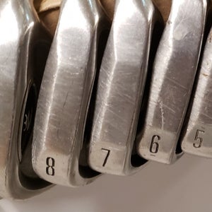 SET OF 7 KING COBRA SS-i CAVITY BACK GOLF IRONS 4-PW S STEEL EXCELL AZ925
