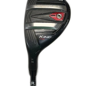 LH Cobra King F9 Baffler Speedback 21* Hybrid Fujikura Atmos 7R Regular Flex