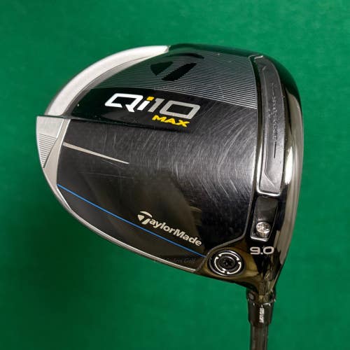 TaylorMade Qi10 Max 9 Driver Diamana S+ 60-X Graphite Extra Stiff w/HC