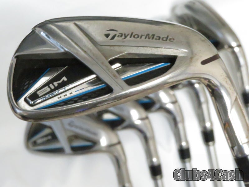 Taylormade SIM MAX Irons KBS Tour C-Taper 120 Stiff 5-P+Aw  -3/4"