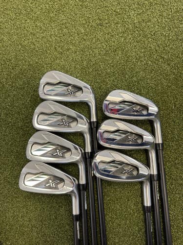 Xxio 12 X Iron Set 5-PW, AW Regular Flex 57g Miyazaki Ax-Ii Graphite NICE 3233