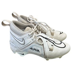 Used Nike ALPHA Adult FB Cleats White Senior 8 11862-S000090969