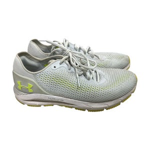 Used Under Armour HOVR Basketball Shoes M Grey And Lime Senior 10.5 11862-S000090786