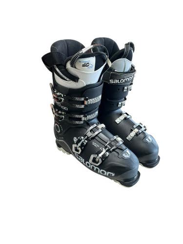 Used Salomon XPRO 100 Mens DH Ski Boot Black 290 MP - M11 - W12 11833-S000165022