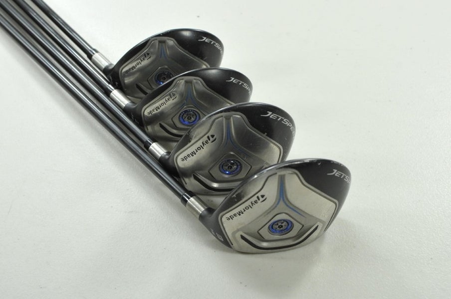 TaylorMade JetSpeed 3 and 5 Fairway Woods, 3 and 4 Hybrids Set Regular  # 202832