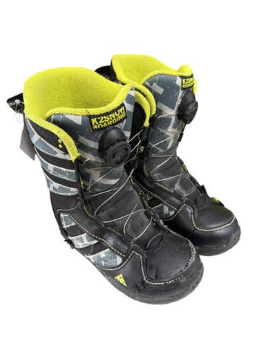 Used K2 VANDAL BOA SZ 4 Boys Snowboard Boots Black Junior 04 11833-S000164258