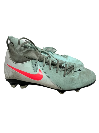 Used Nike PHANTOM LUNA Soccer Cleats Turquoise Junior 05 11692-S000141733