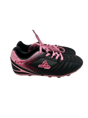 Used Brava Soccer Cleats Black And Pink Junior 01 11692-S000141760
