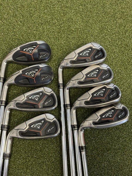 Callaway FT I-Brid irons 4-PW,SW UNIFLEX Nippon Steel Shaft LEFT HANDED LH LEFTY