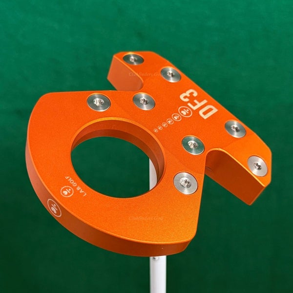 LAB Golf DF3 Custom Orange 33" Center-Shaft Putter LAB Golf x ACCRA White w/ HC