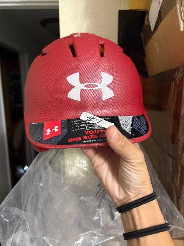 One Size Fits All Under Armour Batting Helmet (New) baseball