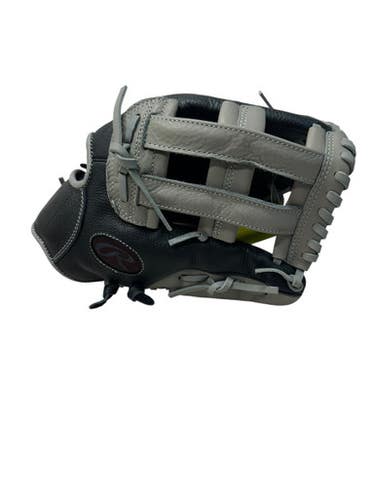 Used Rawlings WRS125HBGG BB/SB Glove RH Throw Black And Grey 12 1/2" 11835-S000198461