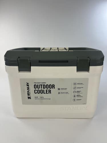 STANLEY Easy Carry ADVENTURE Outdoor Cooler 16 Qt  w/ Bungee System - Polar READ