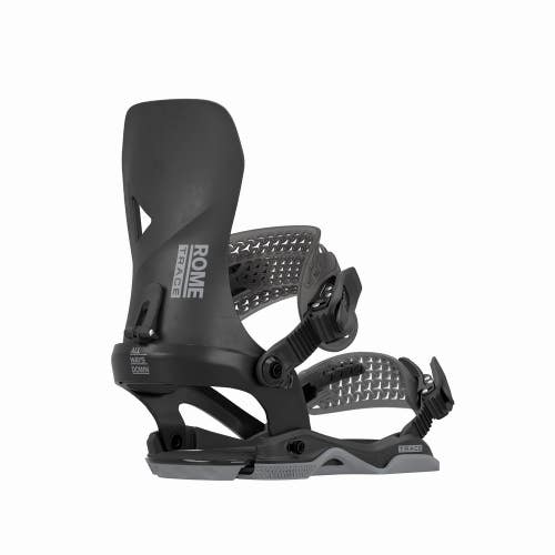 Rome Trace AW Snowboard Bindings L/XL Men's US 10.5-12.5 Black New 2026