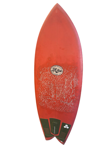 Used ALTON HIGHLINER Surfboard Red 5Ft 6In 10299-S000300973