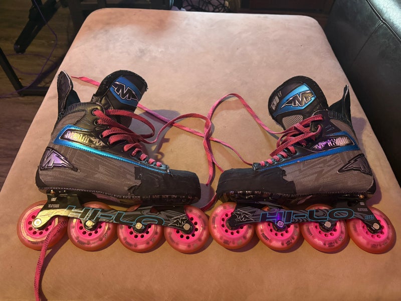 Mission Axiom T7 Inline Skates Regular Width Size 8 (Used)