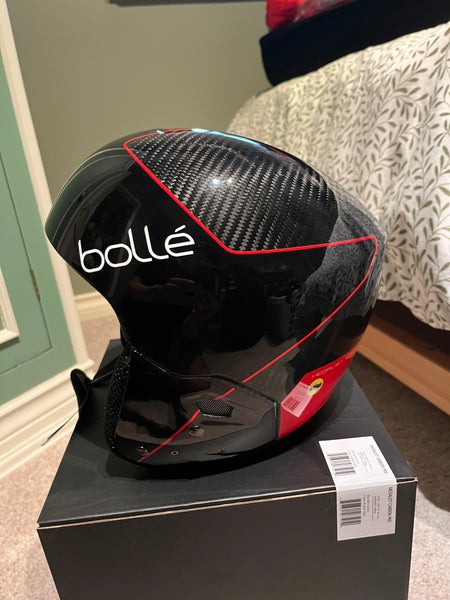 Large Bolle Medalist Carbon Pro Helmet (New) FIS Legal