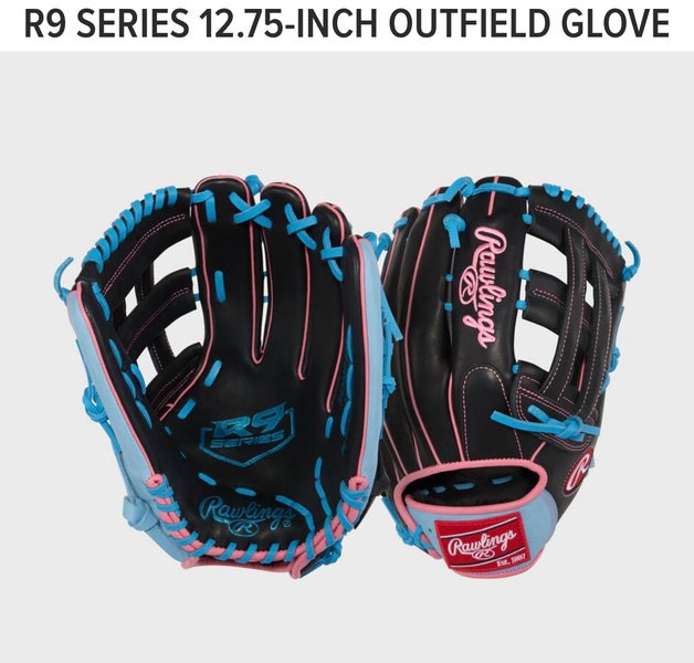2025 Outfield RH Throw Rawlings R9 Baseball Glove 12.75" (New)