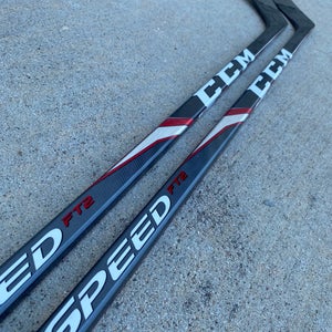 2 PACK CCM JetSpeed FT2 Pro Stock Hockey Stick Grip 95 Flex Left P88M KANE Pro Curve 3887