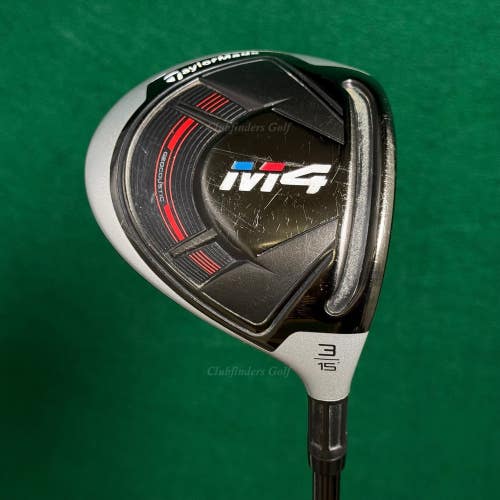 TaylorMade M4 15 Fairway 3 Wood Fujikura Atmos Red FW 6-S Graphite Stiff