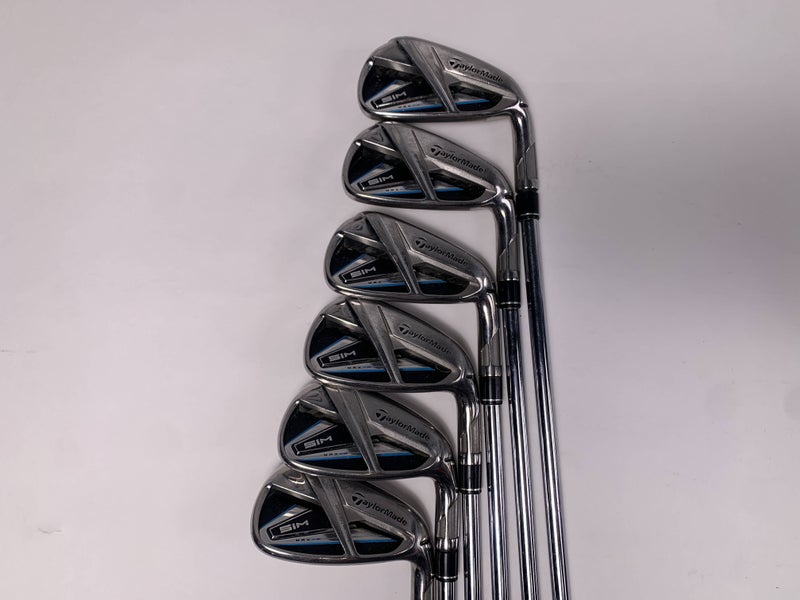 TaylorMade SIM MAX Iron Set 5-PW KBS Max 85g Regular Steel Mens RH