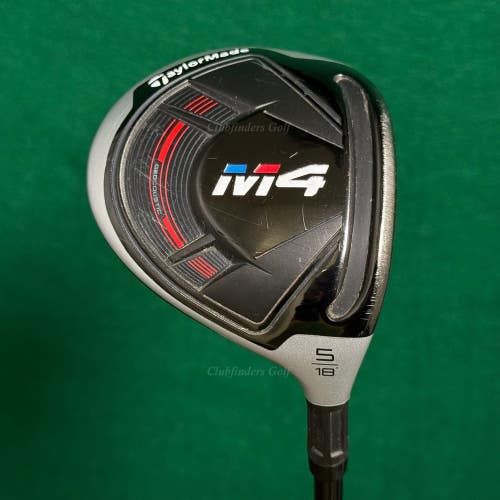 TaylorMade M4 18 Fairway 5 Wood Fujikura Atmos Red FW 6-S Graphite Stiff