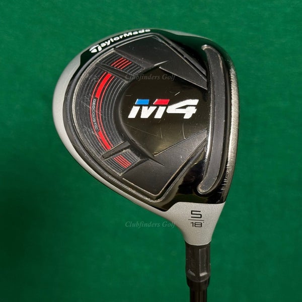 TaylorMade M4 18 Fairway 5 Wood Fujikura Atmos Red FW 6-S Graphite Stiff
