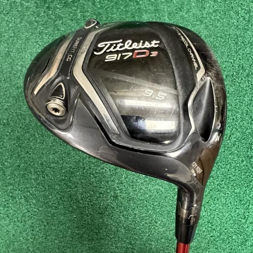 Titleist 917 D3 Driver 9.5 Men's Right Hand Graffaloy Stiff Flex Graphite Shaft