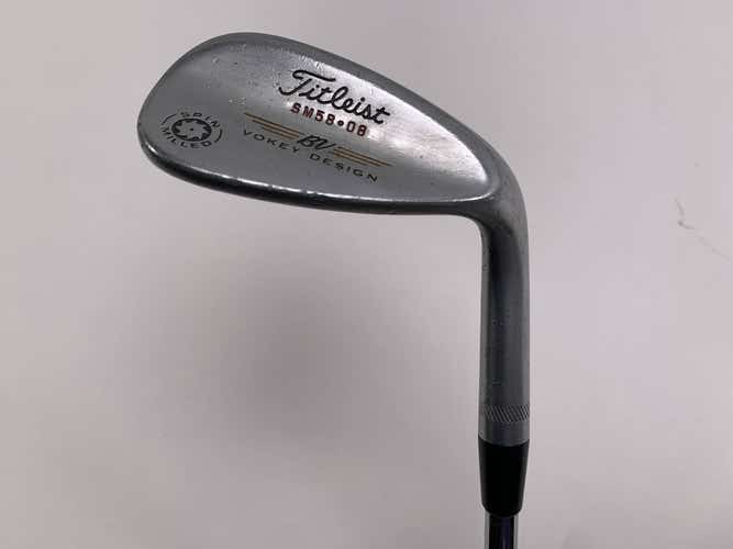 Titleist Vokey Spin Milled Chrome 2009 Lob Wedge LW 58* 8 DG Wedge Steel Mens RH