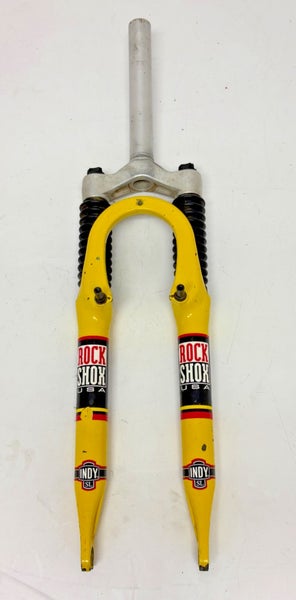 Vintage 1990s Rockshox Indy SL 26" QR Suspension Fork 195mm 1-1/8" Threadless