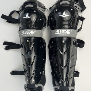 All-Star Advanced Series Baseball Catcher's Leg Guards Age 9 -12 + Knee Savers